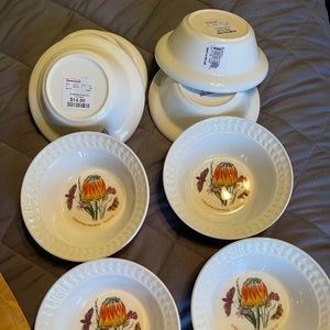 Botanic Garden Harmony Papilio Opal Cereal / Soup / Salad Bowl - 6 Inch